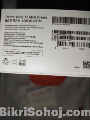 Redmi note 13 4g